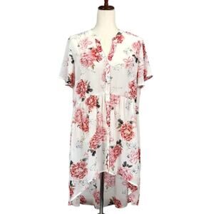 Torrid Lexie Babydoll Chiffon Tunic Top Wandering Floral Women's Size Large New